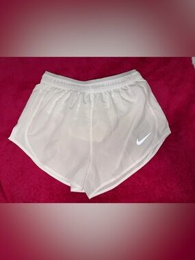 Nike White Women's Athletic Running Shorts